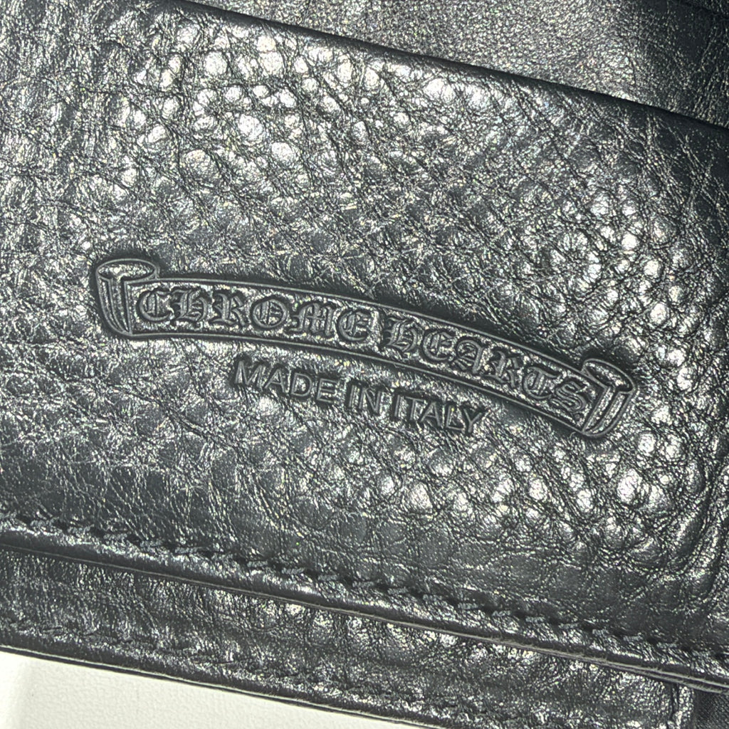 CHROME HEARTS クロムハーツ ウェーブウォレット クロスボタン ダガー