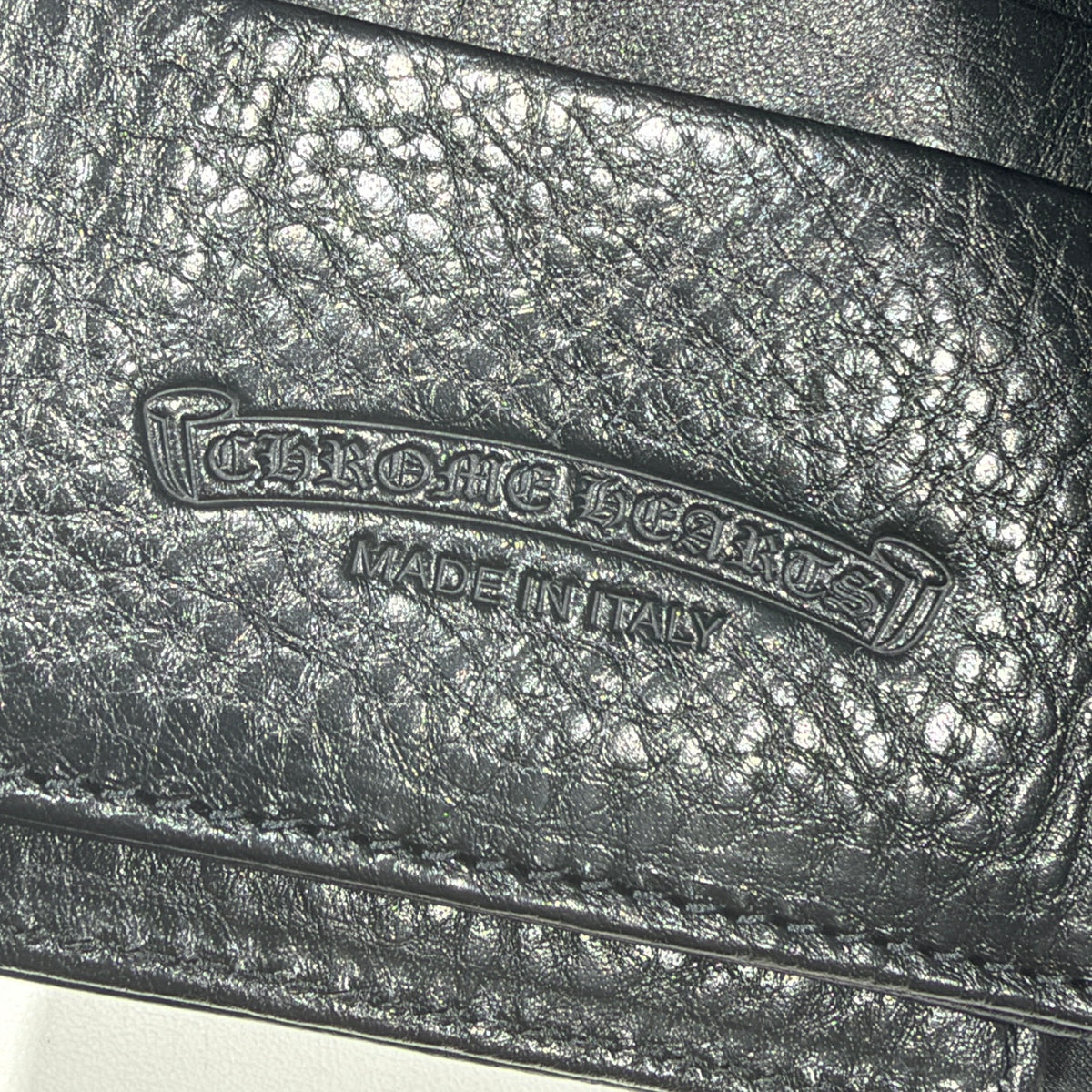 CHROME HEARTS クロムハーツ ウェーブウォレット クロスボタン ダガー