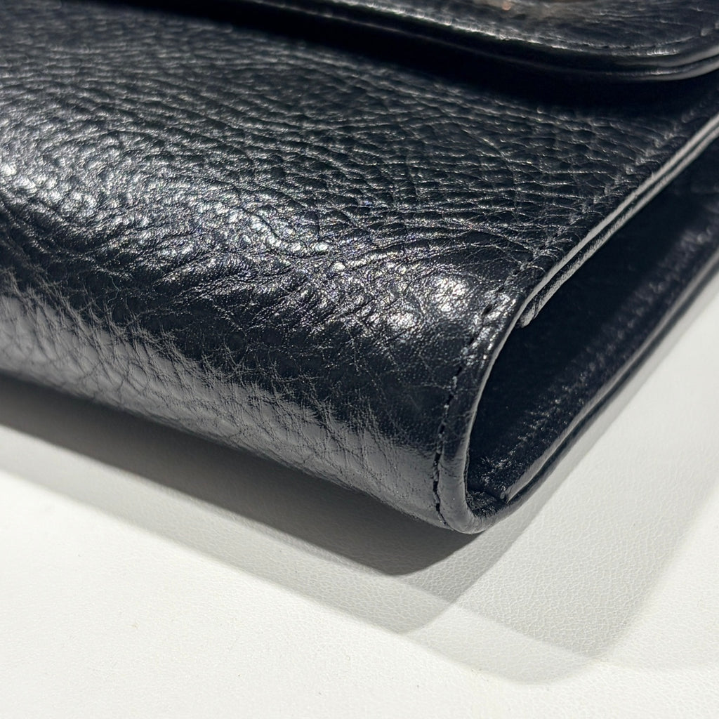 CHROME HEARTS クロムハーツ ウェーブウォレット クロスボタン ダガー