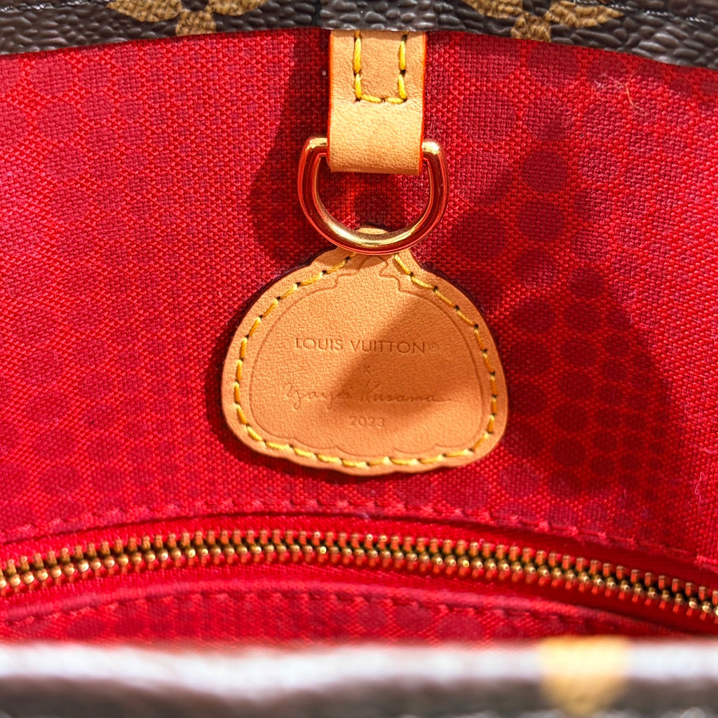 LOUIS VUITTON ルイヴィトン LV×YK オンザゴー MM ペインティッド ドット