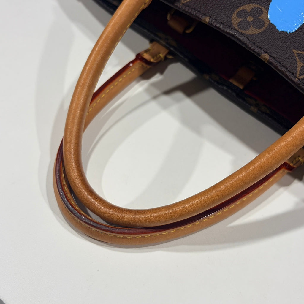 LOUIS VUITTON ルイヴィトン LV×YK オンザゴー MM ペインティッド ドット