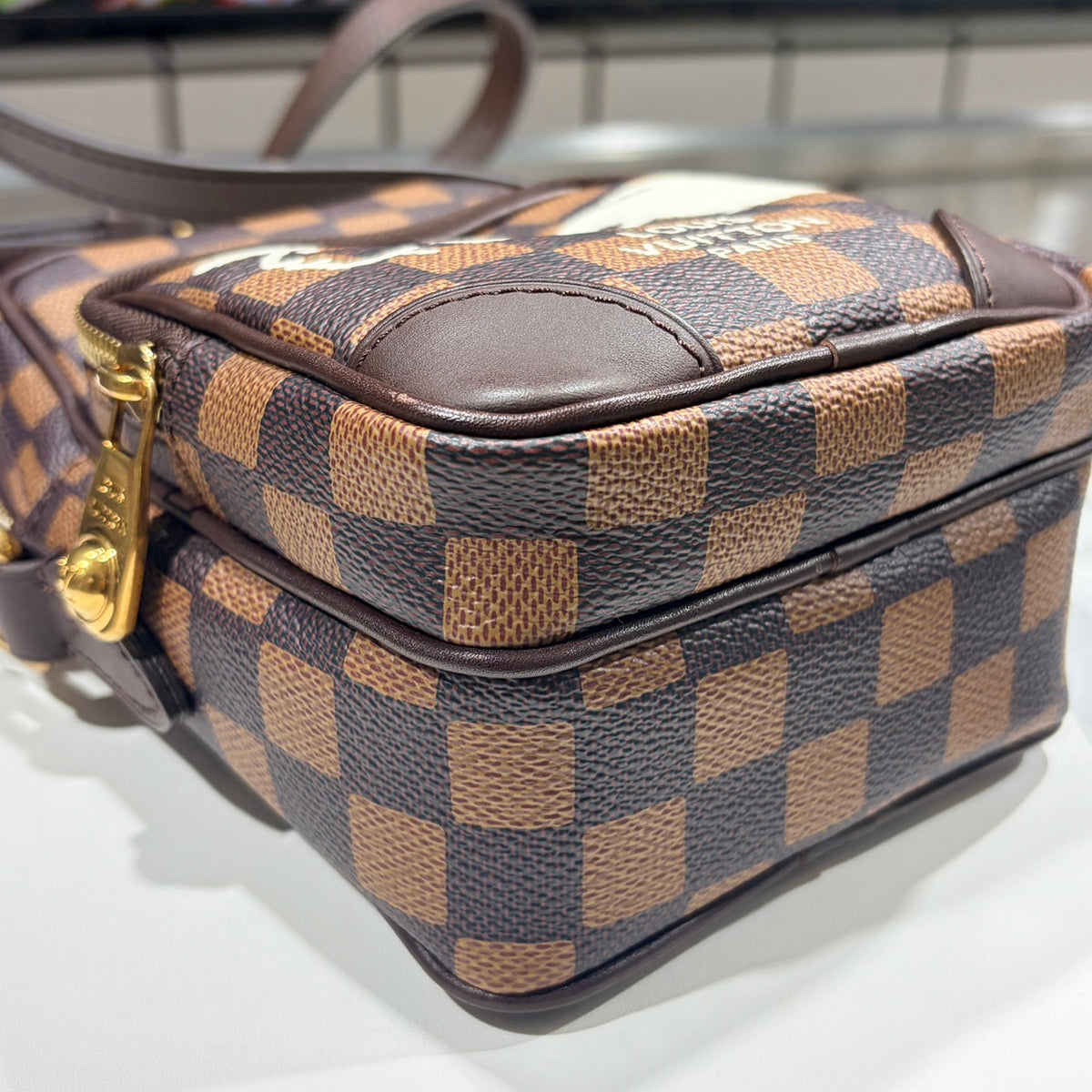 LOUIS VUITTON ルイヴィトン ダミエ フレンドシップ アマゾン ショルダーバッグ ファレルウィリアムス × NIGO