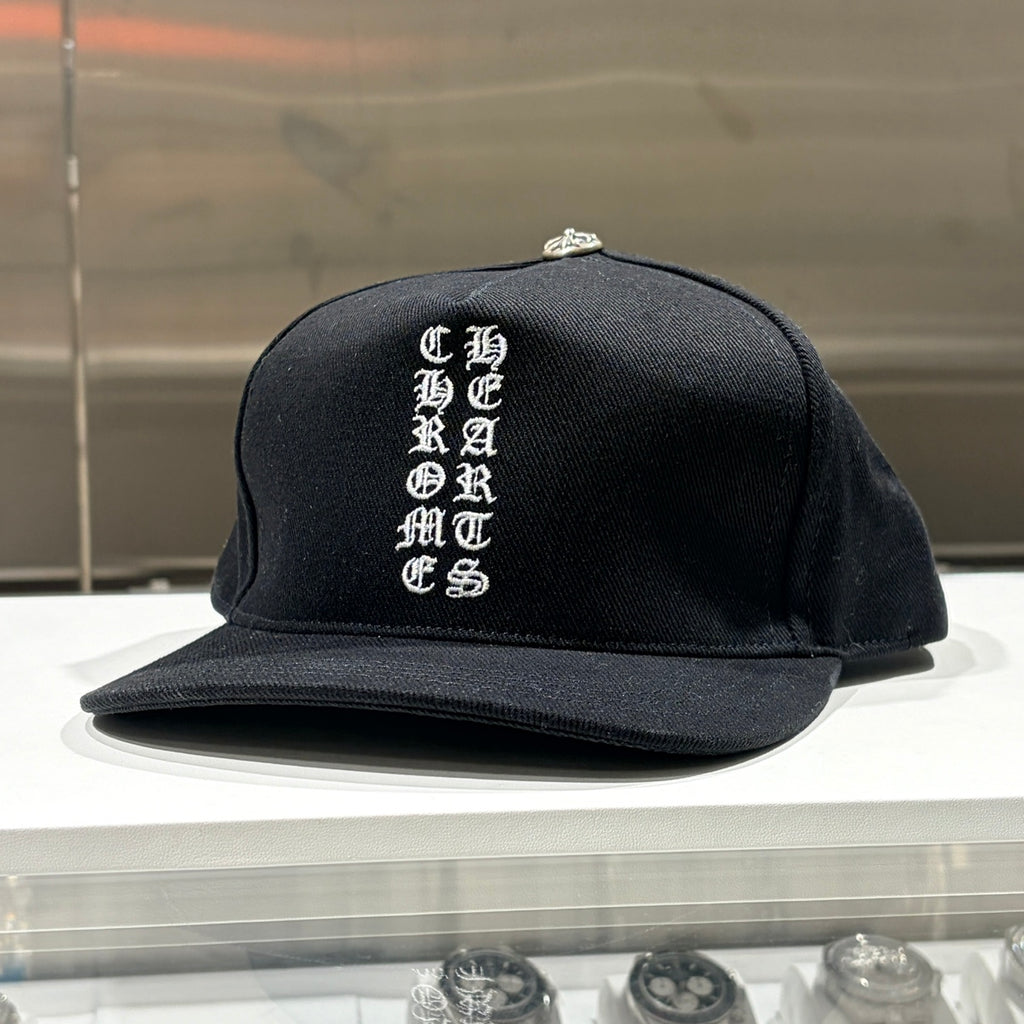 CHROME HEARTS クロムハーツ ベースボールキャップ ONE SIZE バーティカルロゴ 刺繍