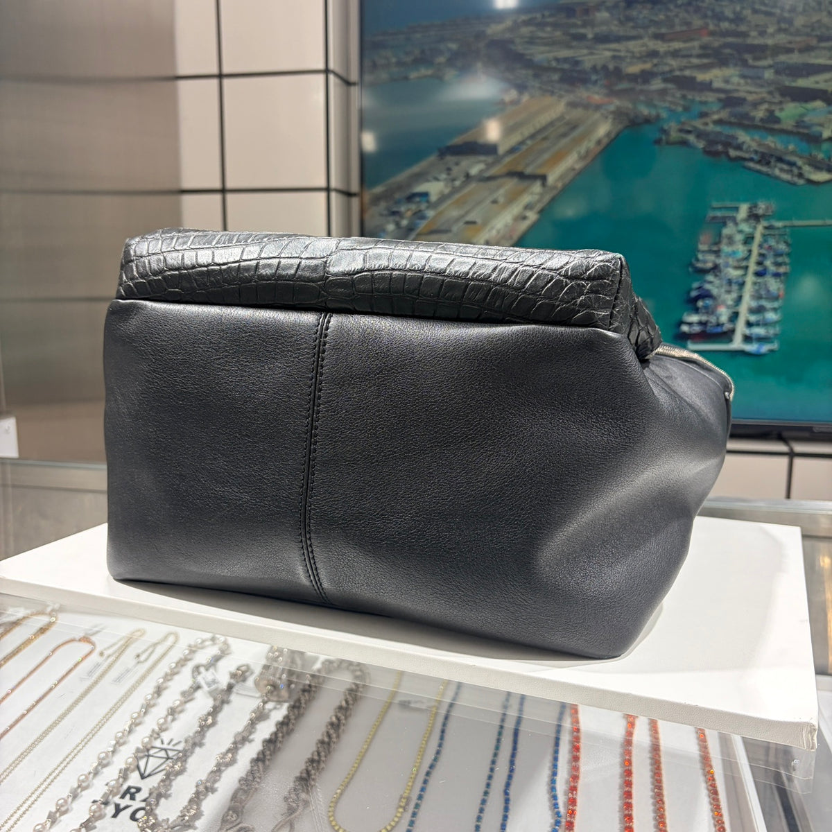 LOUIS VUITTON ルイヴィトン アポロ・バックパック クロコダイル×レザー