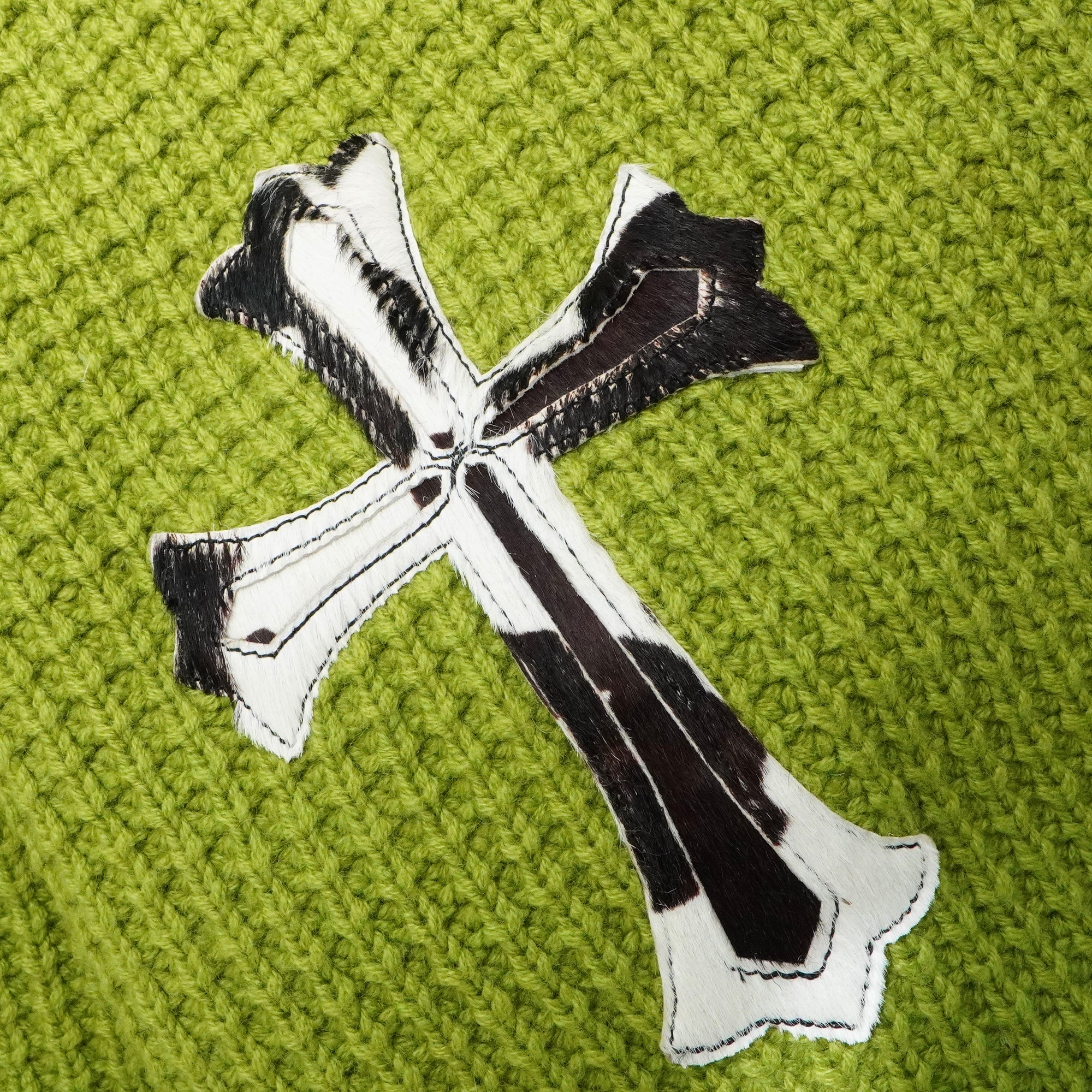 クロムハーツ ハラコクロスパッチ カーディガン