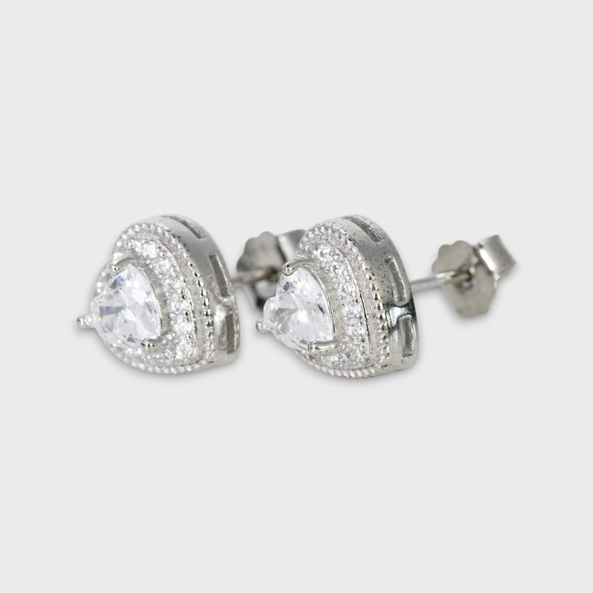 BABY TRAX ハートピアス　WG