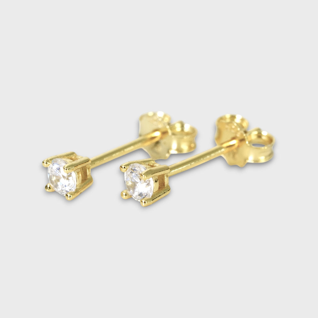 BABYTRAX 1粒ピアス YGメッキ
