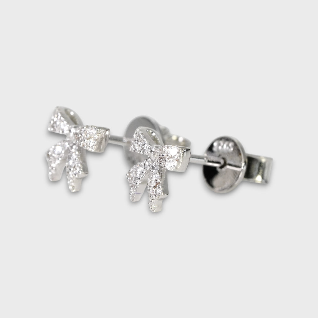 BABY TRAX リボンラボダイヤピアス