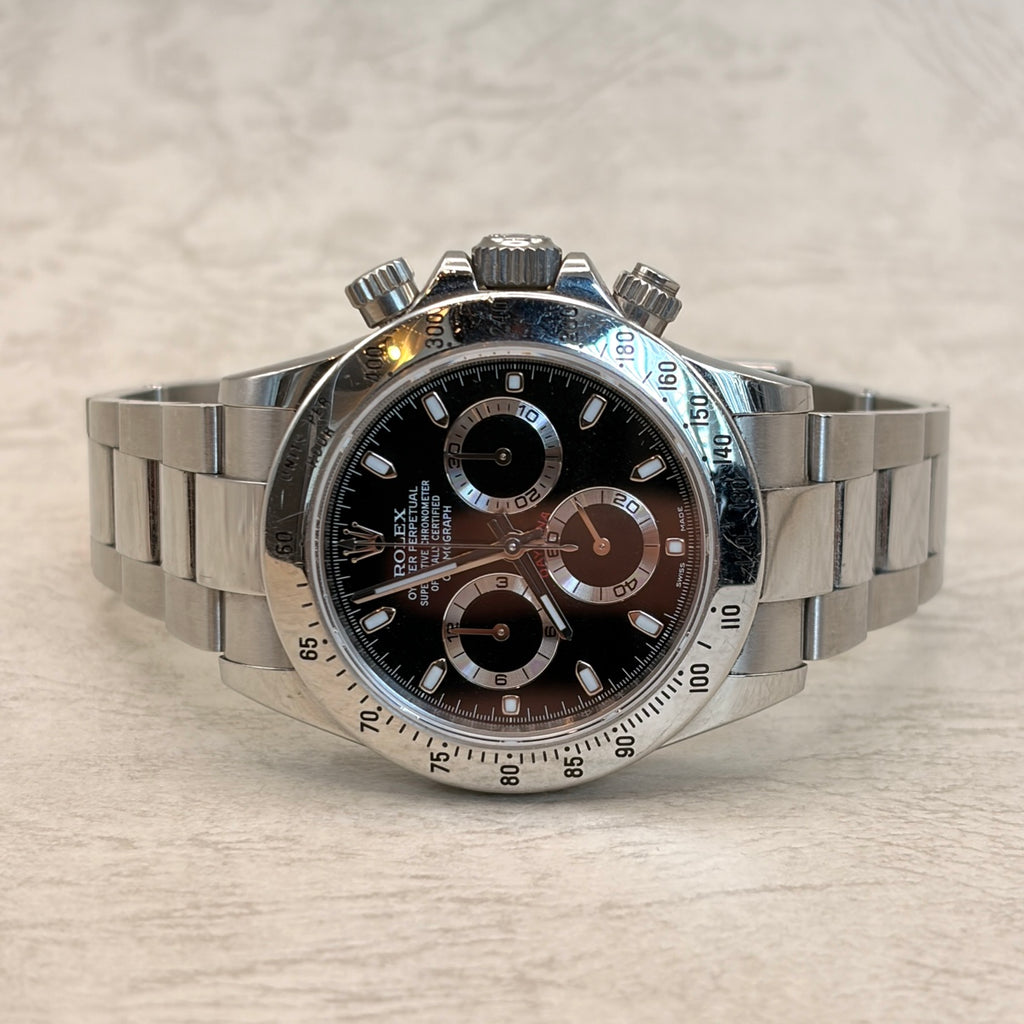 ROLEX ロレックス コスモグラフ デイトナ 116520 ブラック文字盤