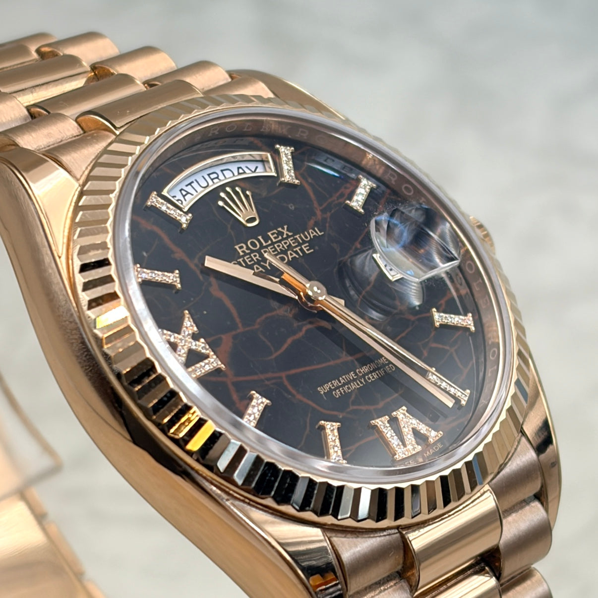 ROLEX ロレックス ロレックス デイデイト 128235 アイゼンキーゼル文字盤