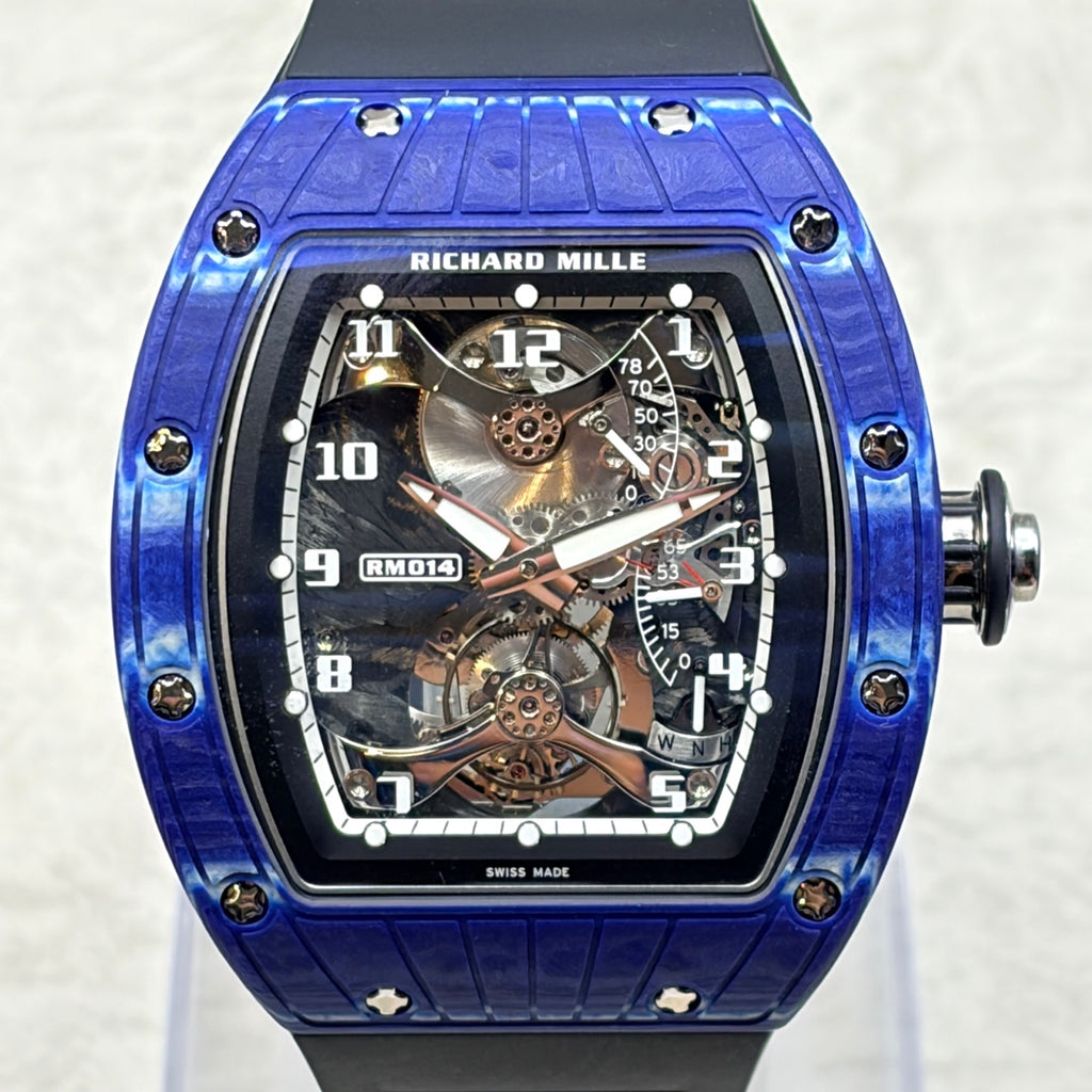 RICHARD MILLE リシャールミル RM014 CA-FQ BLUE-WHITE TPT RMJ 限定7本