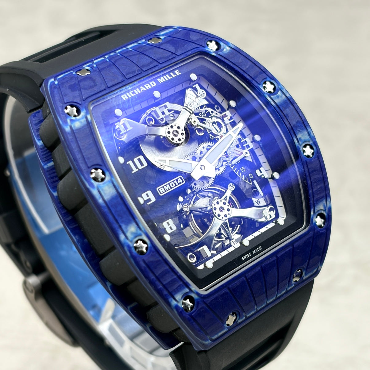 RICHARD MILLE リシャールミル RM014 CA-FQ BLUE-WHITE TPT RMJ 限定7本