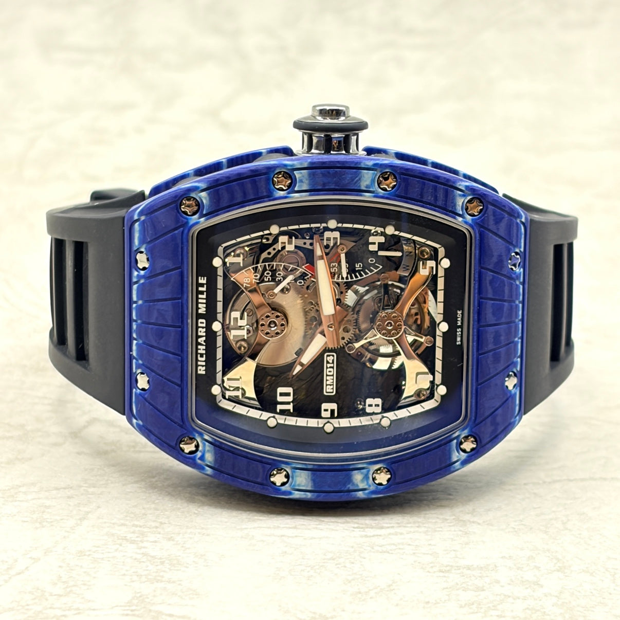 RICHARD MILLE リシャールミル RM014 CA-FQ BLUE-WHITE TPT RMJ 限定7本