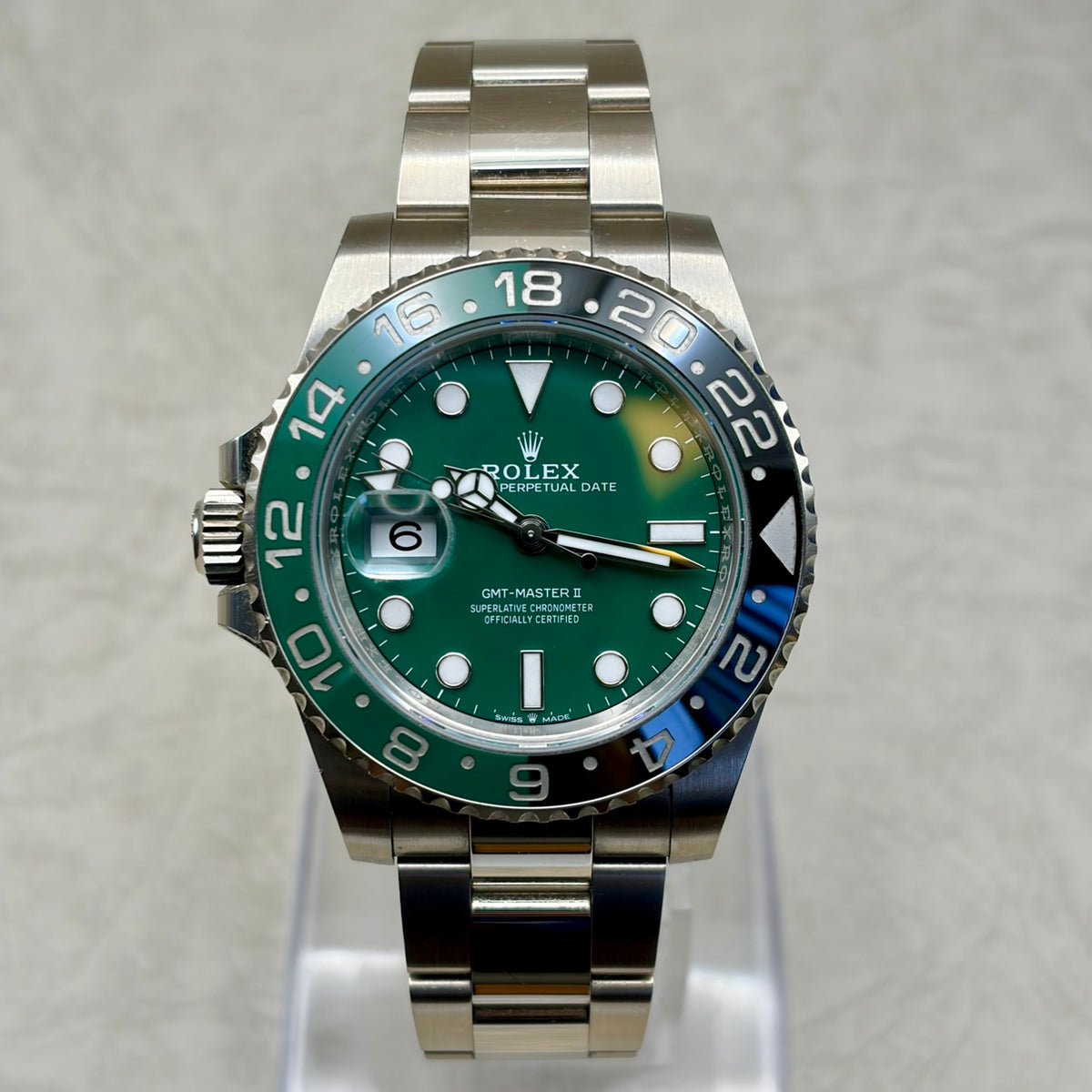 ROLEX ロレックス GMTマスターII 126729VTNR グリーン文字盤
