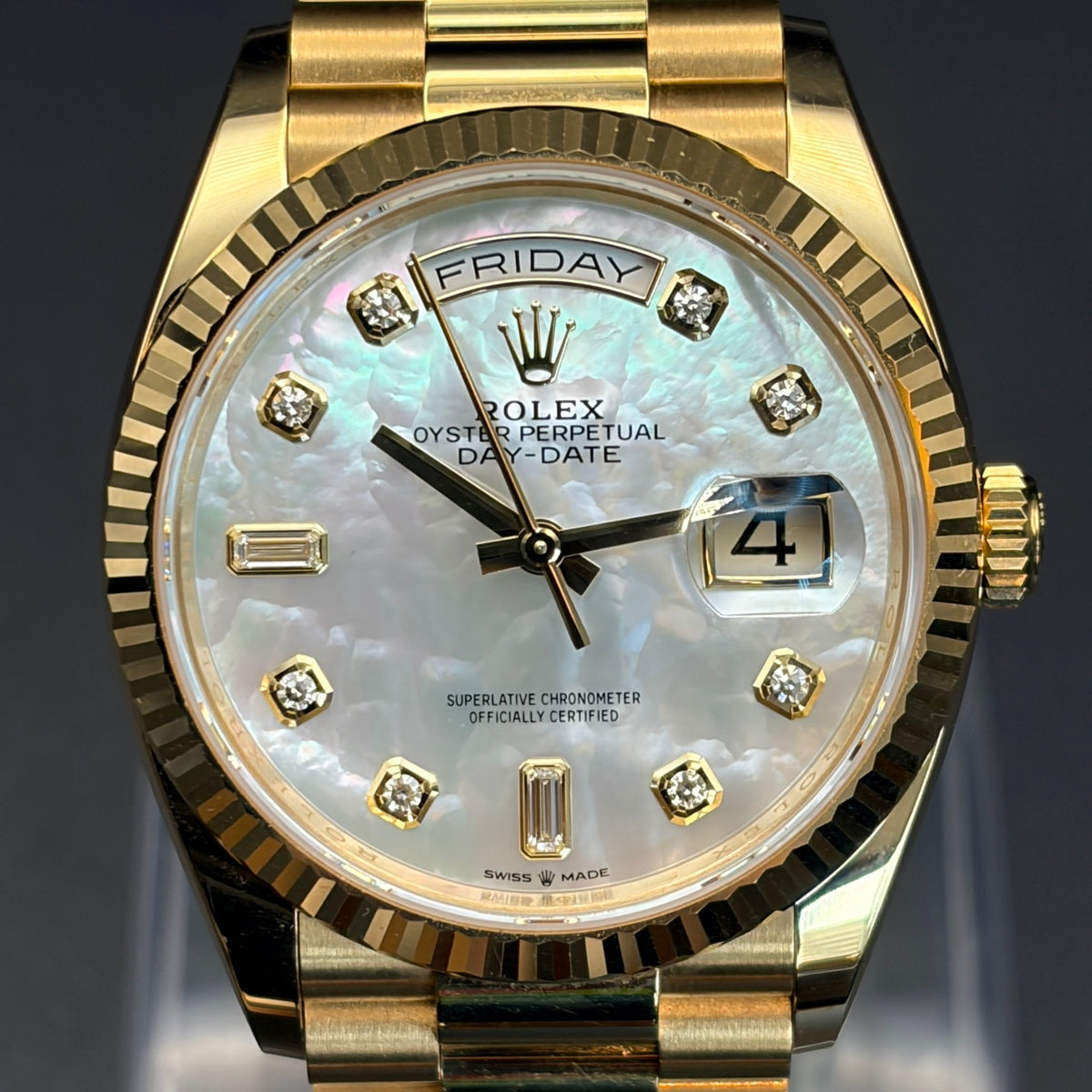 ROLEX ロレックス デイデイト 128238 シェル文字盤