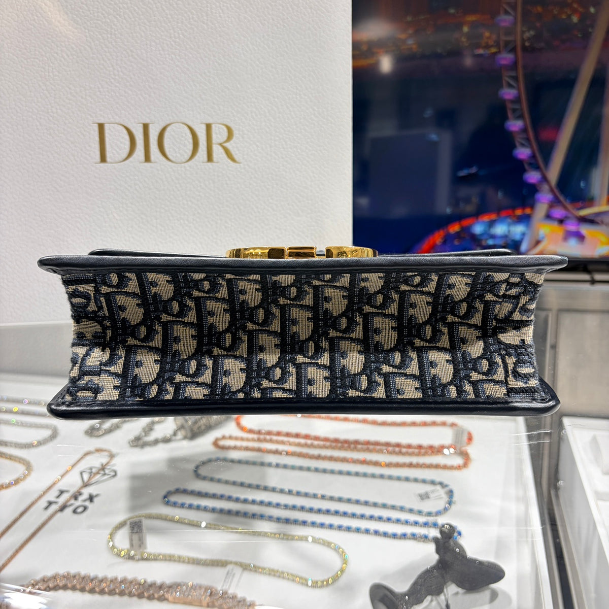 DIOR ディオール 30モンテーニュ チェーンバッグ オブリーク ジャカード M9208UTZQ