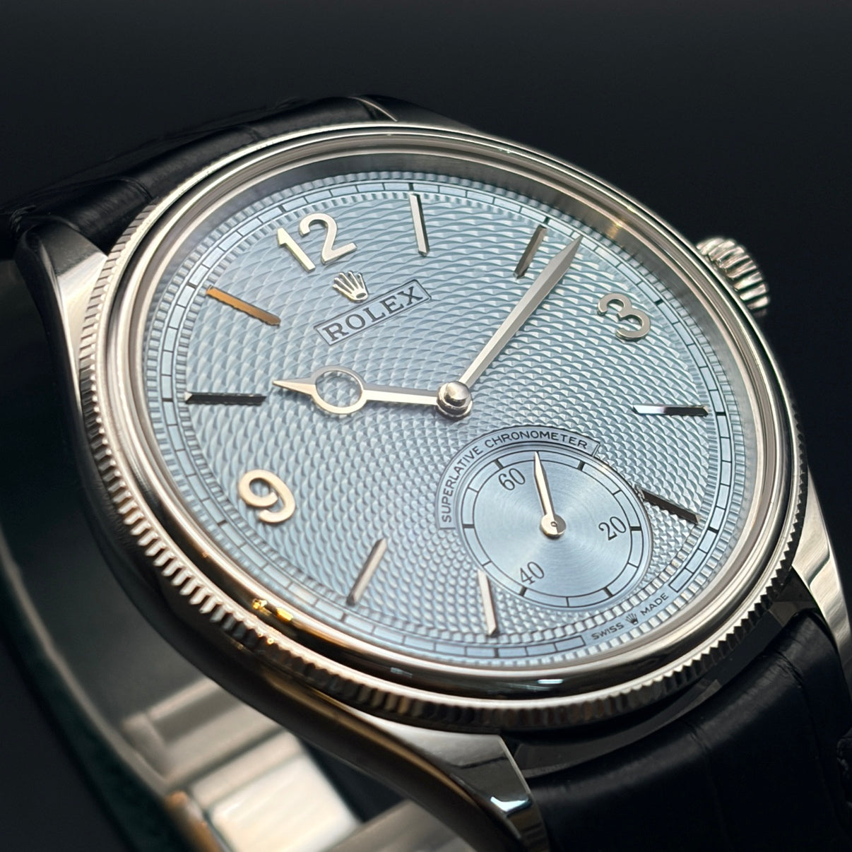 ROLEX ロレックス 1908 52506 アイスブルー文字盤