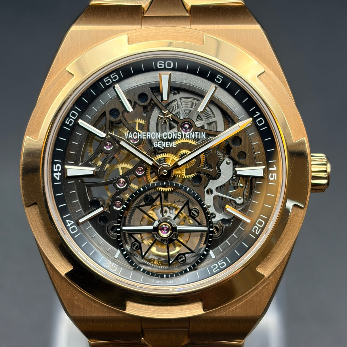VACHERON CONSTANTIN ヴァシュロン・コンスタンタン オーヴァーシーズ トゥールビヨン・スケルトン 6000V/210R-B934