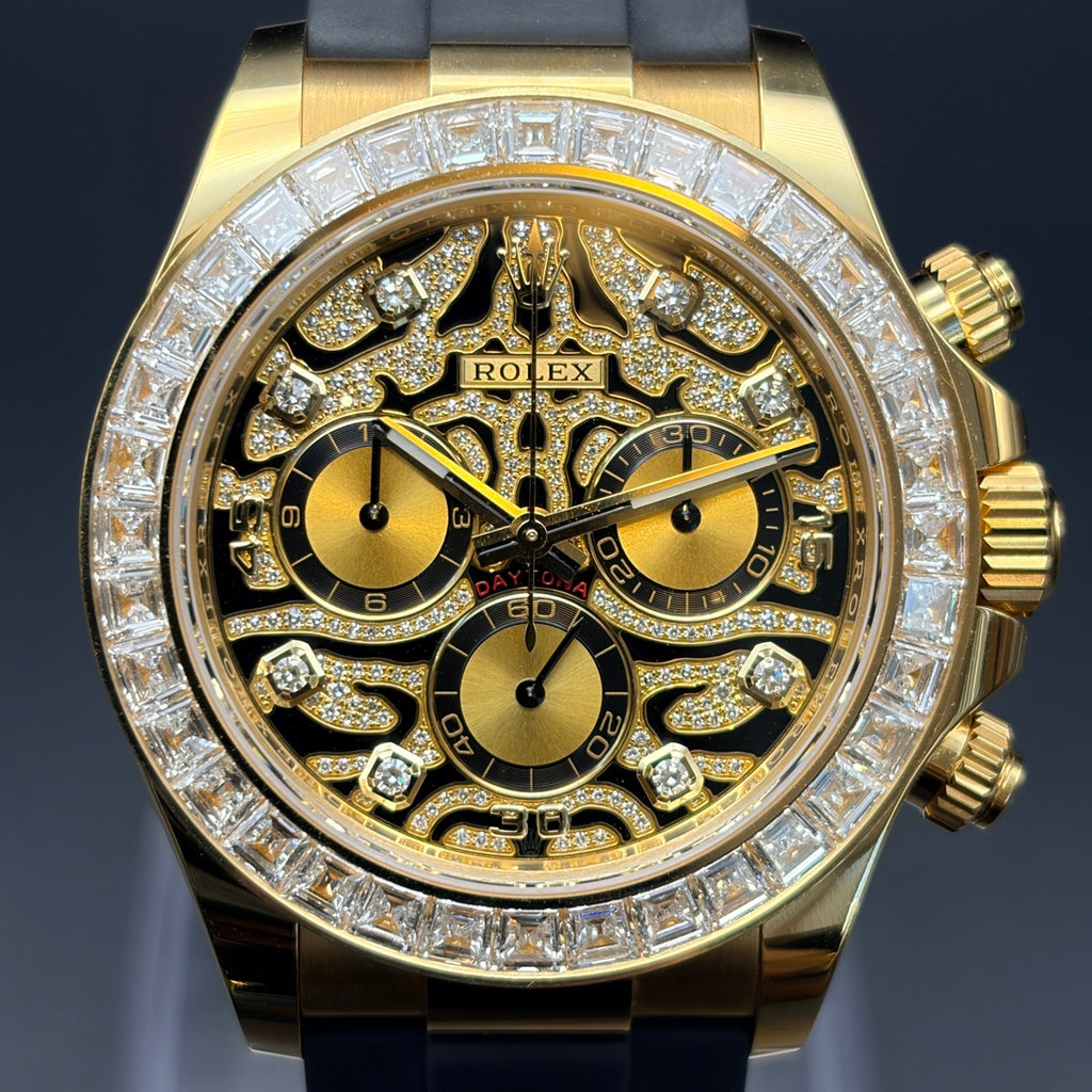 ROLEX ロレックス コスモグラフ デイトナ 116588TBR イエローゴールド ダイヤベゼル