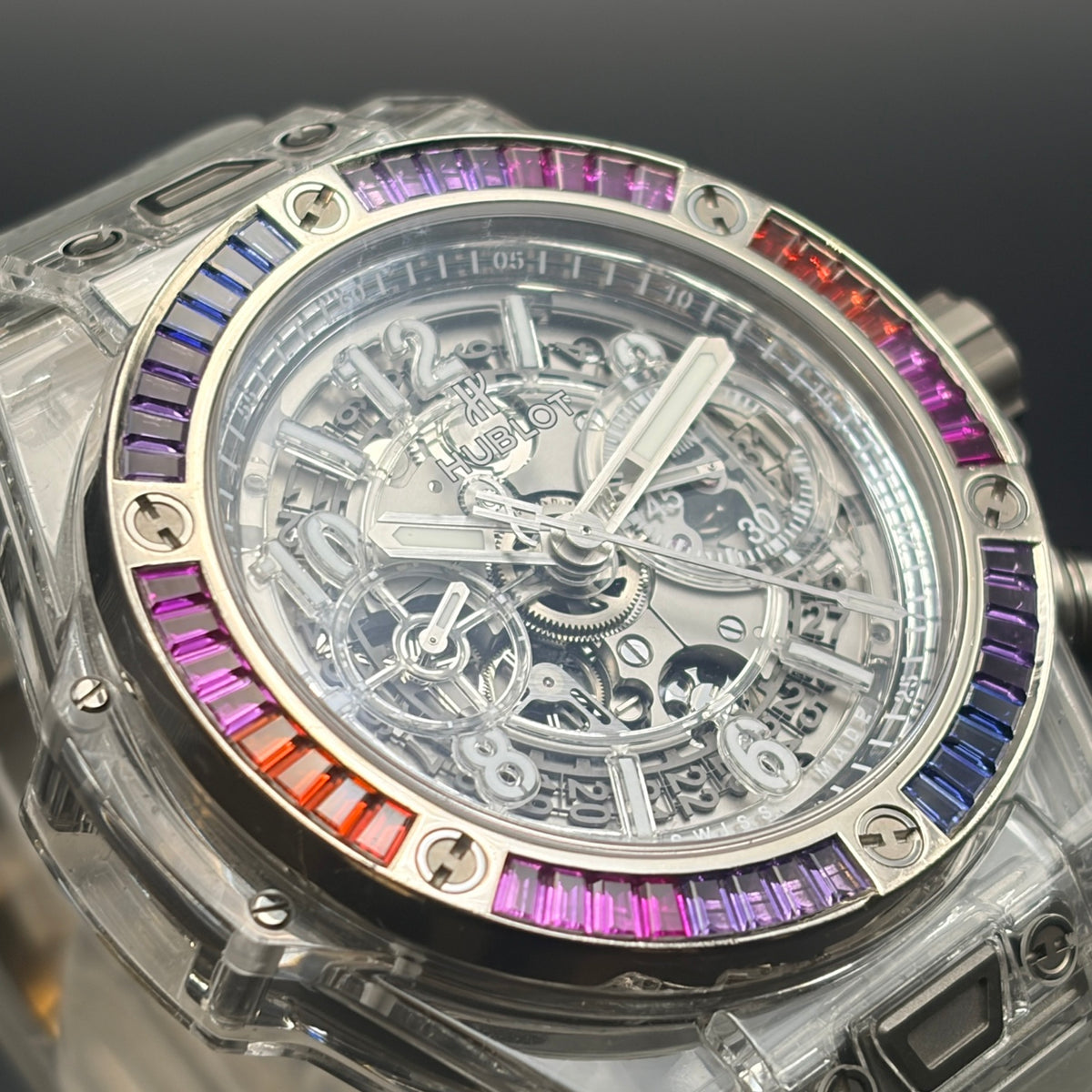 HUBLOT ウブロ ビッグ・バン ウニコ サファイア ギャラクシー 411.JX.4803.RT.4098