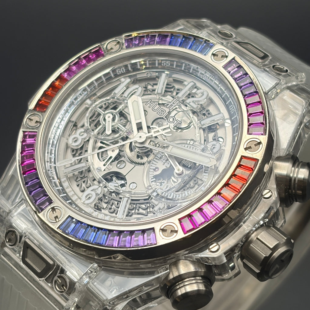 HUBLOT ウブロ ビッグ・バン ウニコ サファイア ギャラクシー 411.JX.4803.RT.4098