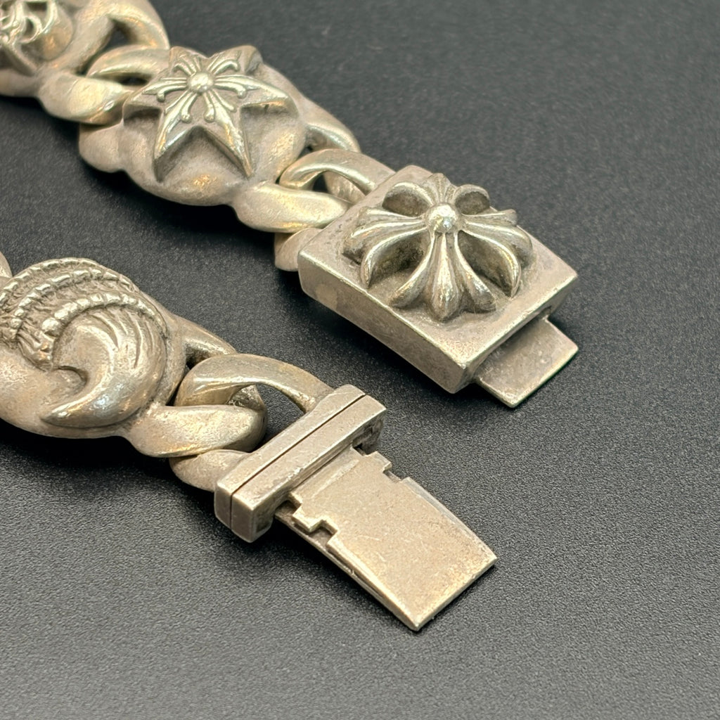 CHROME HEARTS クロムハーツ シルバー925 ブレスレット マルチリンク 6リンク