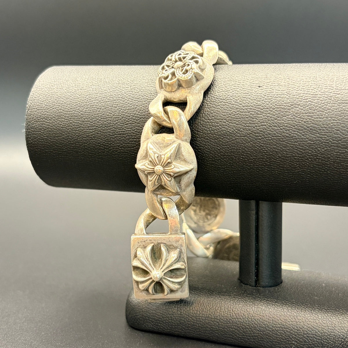 CHROME HEARTS クロムハーツ シルバー925 ブレスレット マルチリンク 6リンク