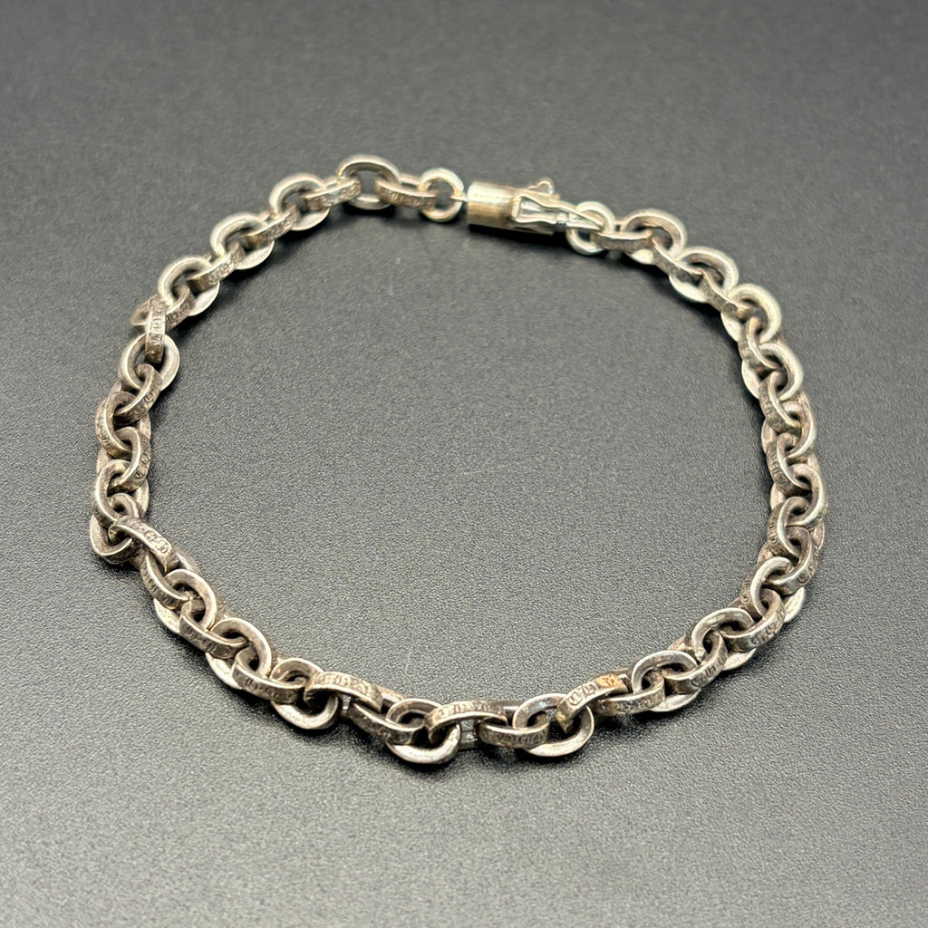 CHROME HEARTS クロムハーツ シルバー925 ブレスレット ペーパーチェーン