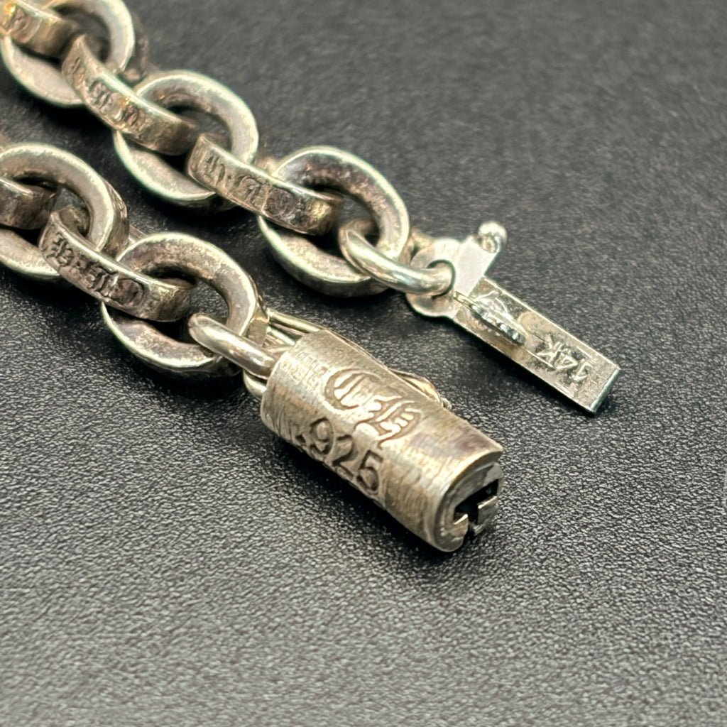 CHROME HEARTS クロムハーツ シルバー925 ブレスレット ペーパーチェーン