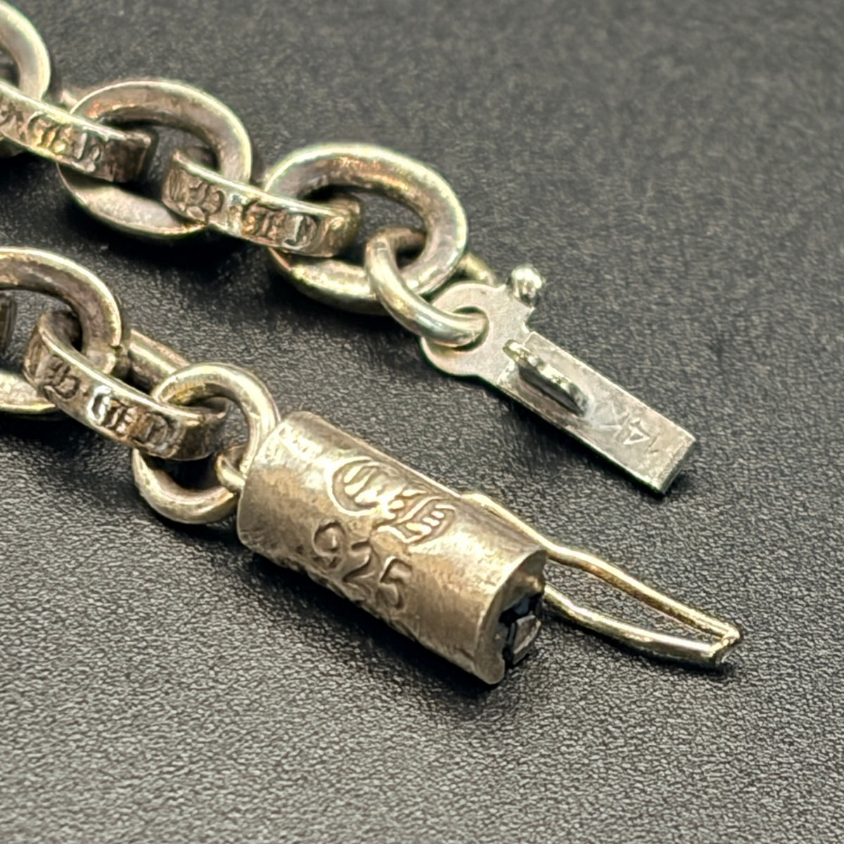 CHROME HEARTS クロムハーツ シルバー925 ブレスレット ペーパーチェーン