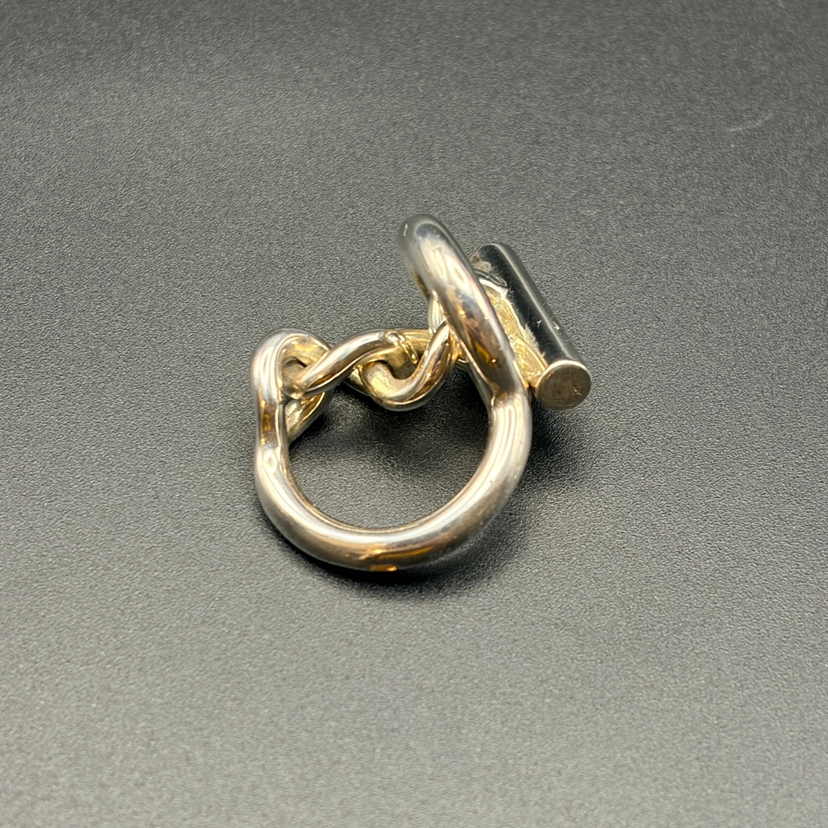 HERMES エルメス シルバー925 クロワゼット GM リング サイズ48（5号）