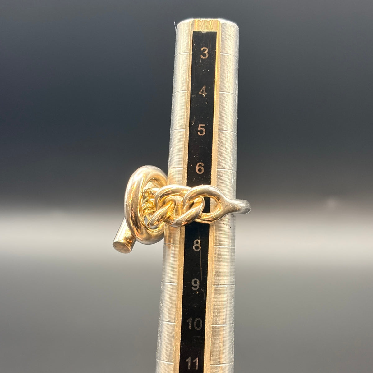 HERMES エルメス シルバー925 クロワゼット リング GM サイズ48（7号）