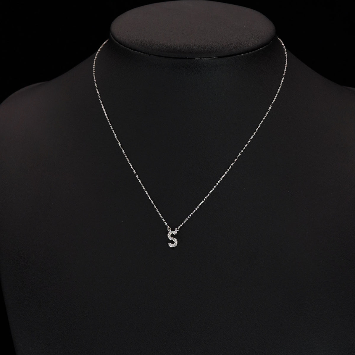 BABY TRAX - シルバー925 Sネックレス 14k 0.05ct WG
