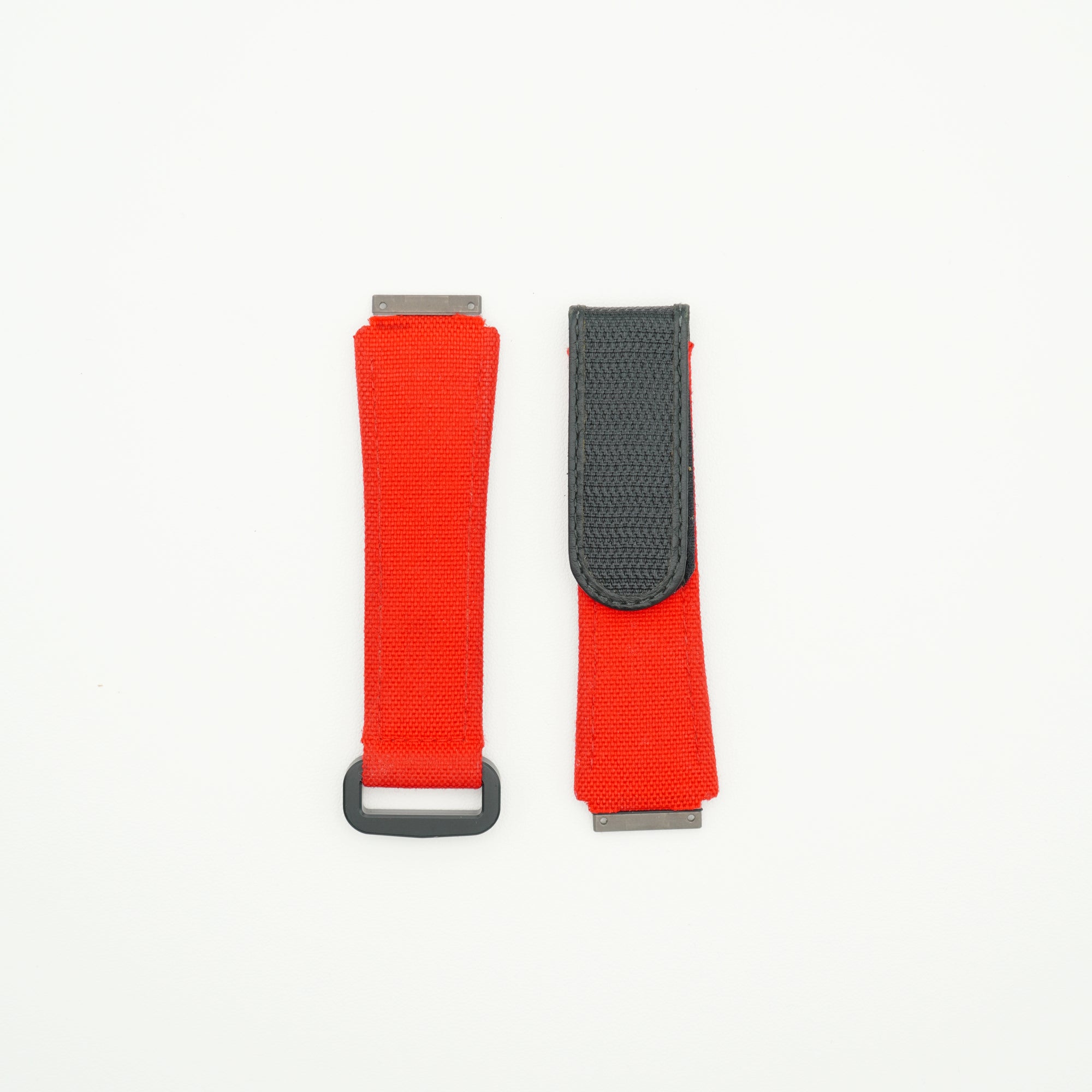 RM10 Nylon Watch Strap Red & Black - Size L