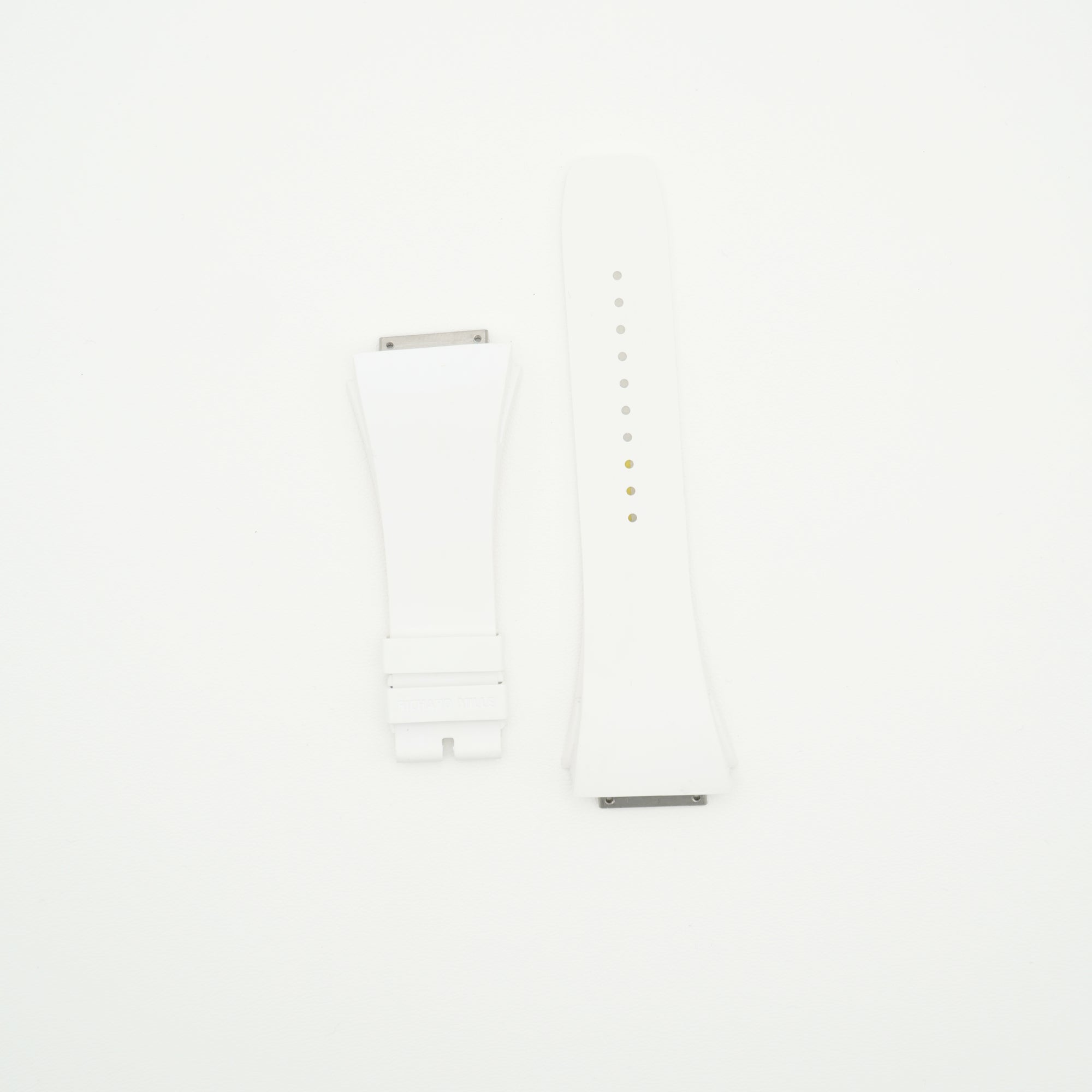 RM59-01 Rubber Watch Strap White - Size M