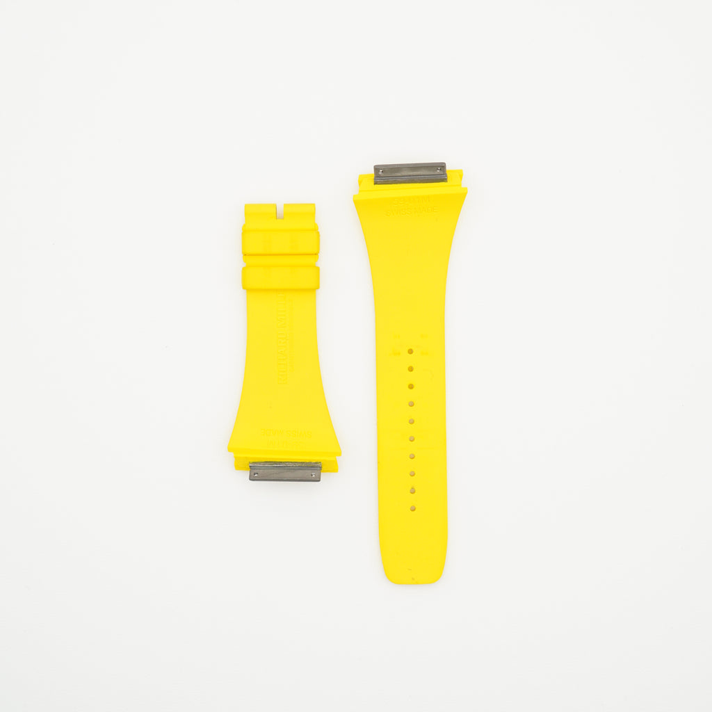RM59-01 Rubber Watch Strap Yellow