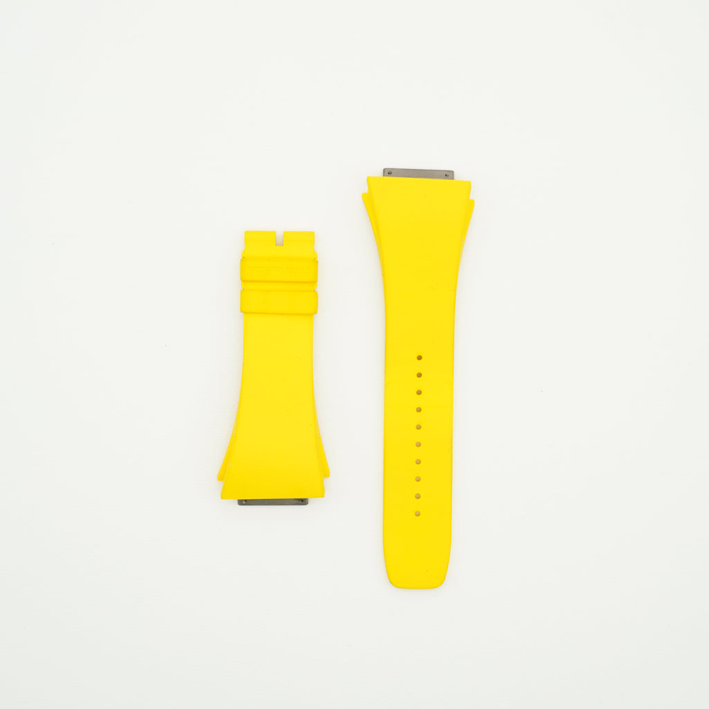 RM59-01 Rubber Watch Strap Yellow - Size M (中古良品)