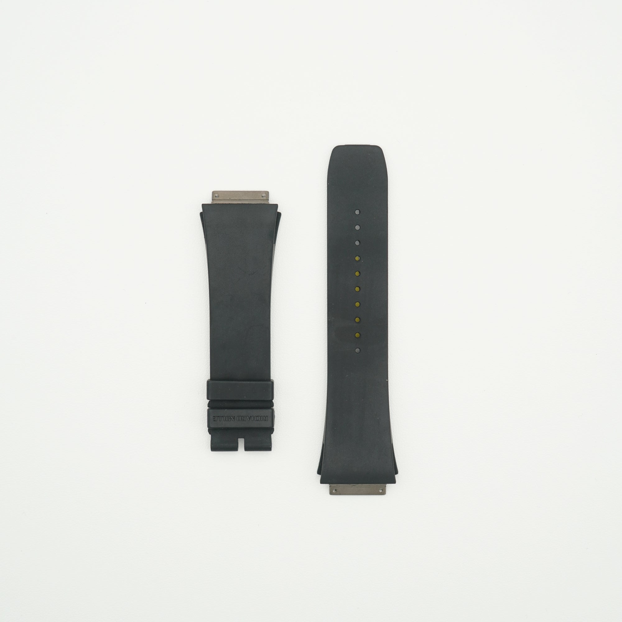 RM67-01 Rubber Watch Strap Black - Size M (中古良品)