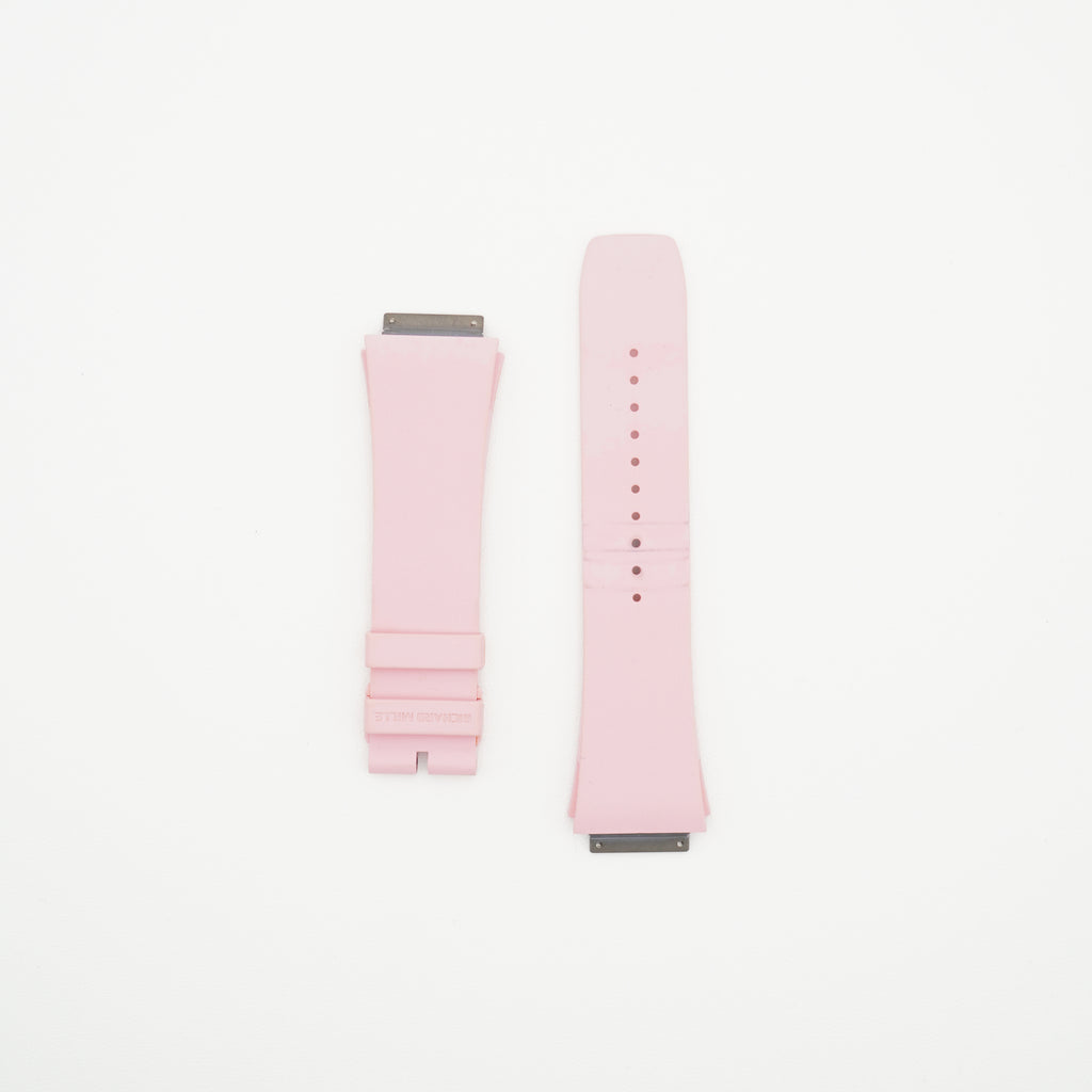 RM67-01 Rubber Watch Strap Pink