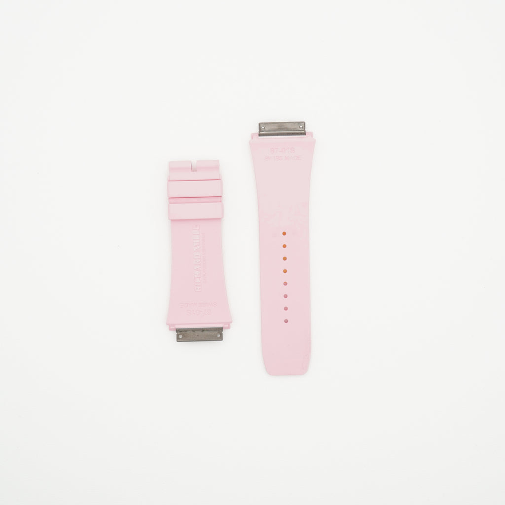 RM67-01 Rubber Watch Strap Pink