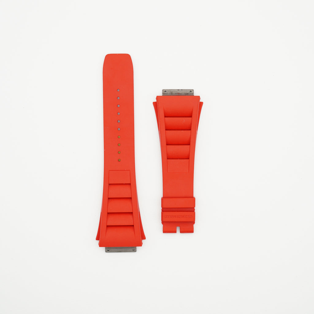 RM30 Rubber Watch Strap Red - Size L