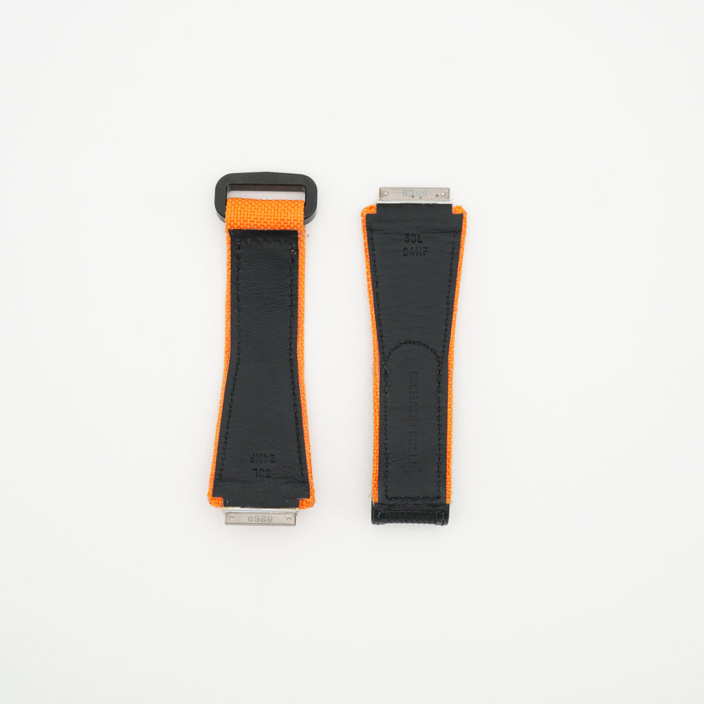 RM30 Nylon Watch Strap Orange & Black