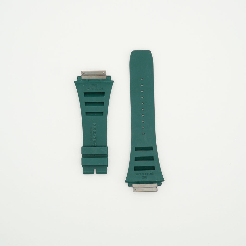 RM30 Rubber Watch Strap Green - Size M