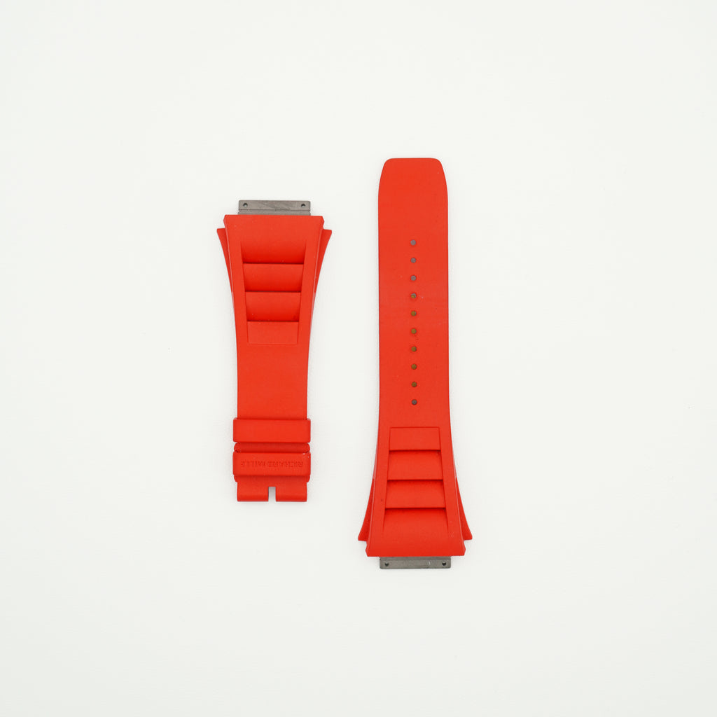 RM30 Rubber Watch Strap Red - Size M