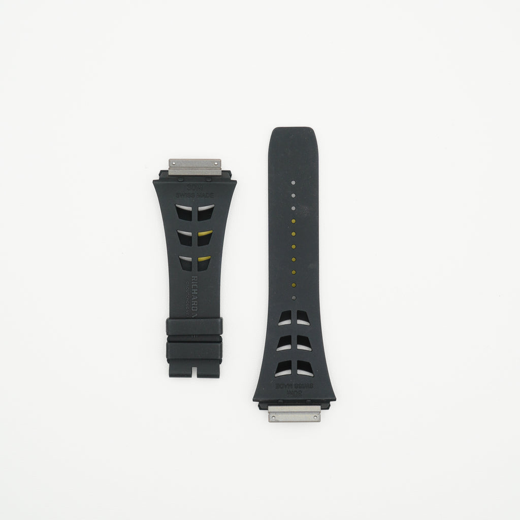 RM30 Rubber Watch Strap Black