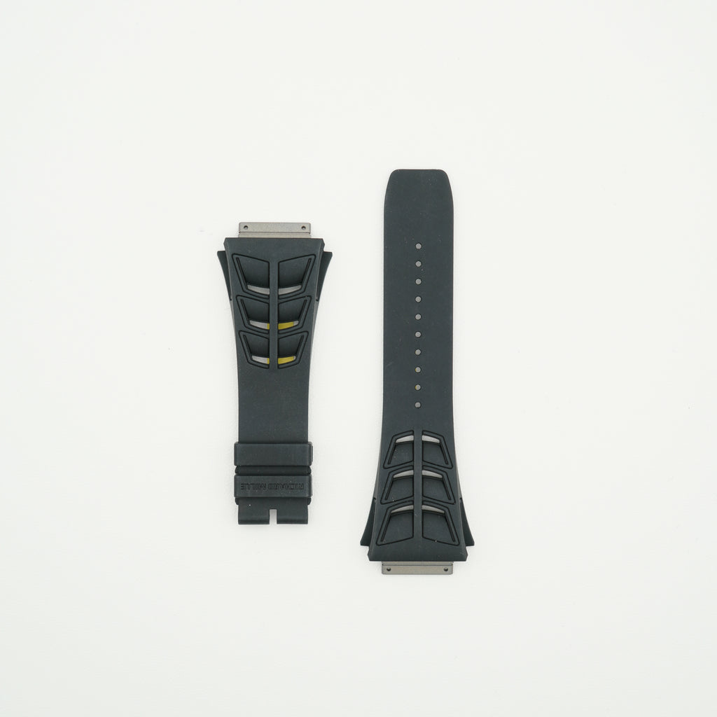 RM30 Rubber Watch Strap Black - Size M