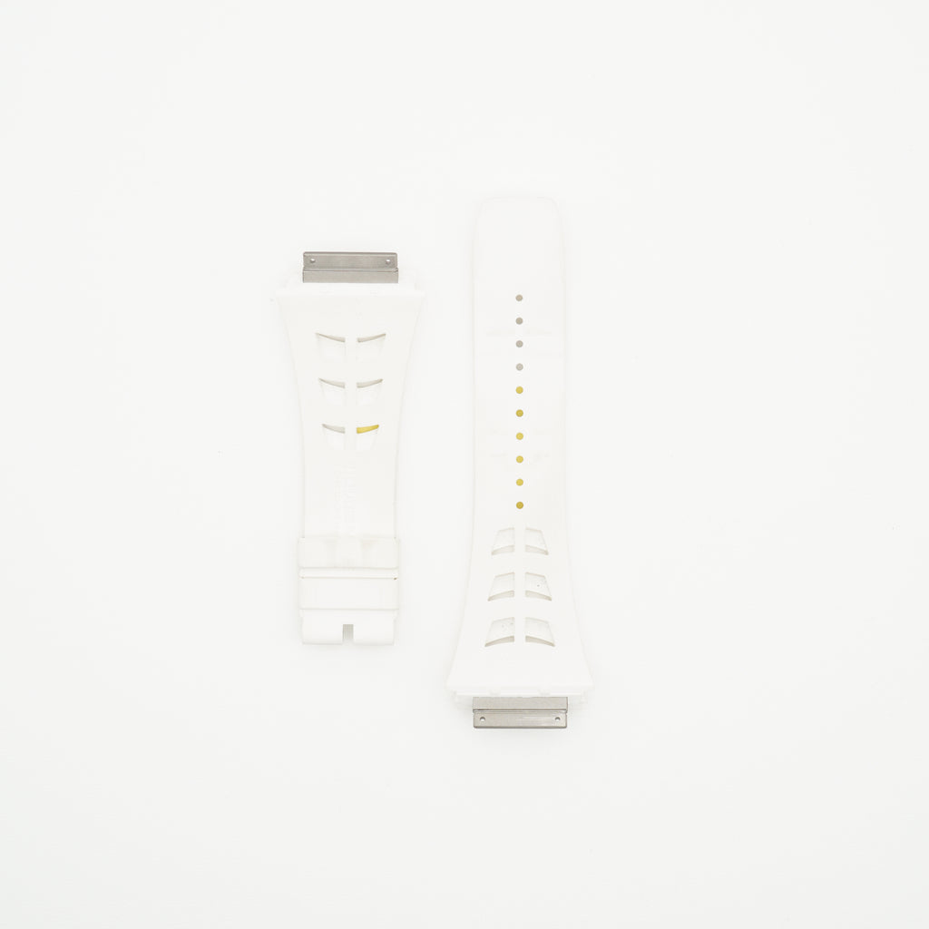 RM30 Rubber Watch Strap White
