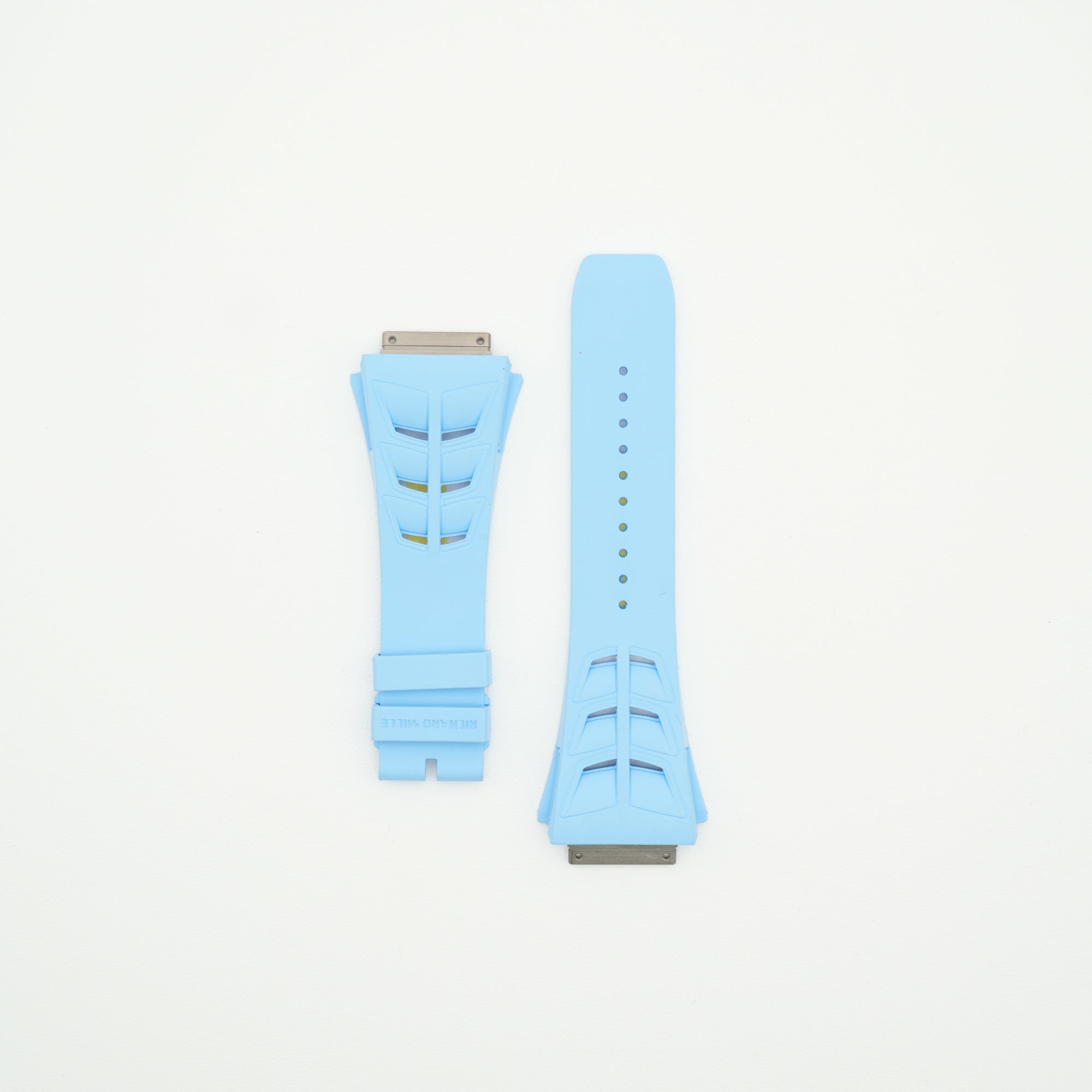 RM30 Rubber Watch Strap Blue - Size M