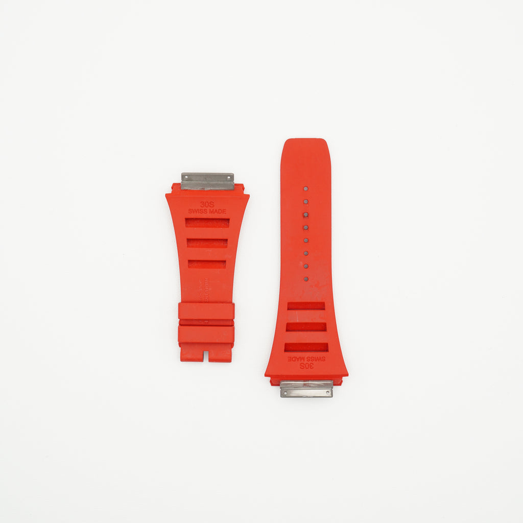 RM30 Rubber Watch Strap Red