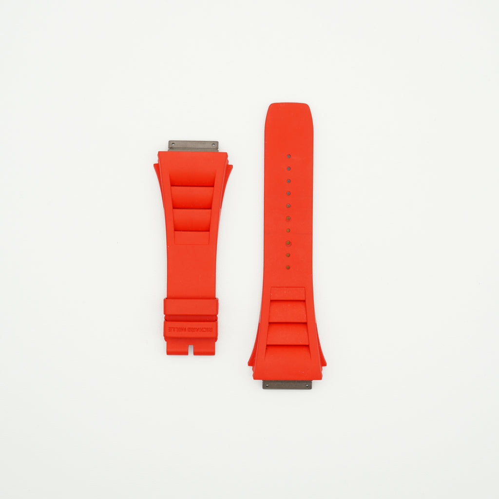 RM11-03 Rubber Watch Strap Red - Size M (中古)